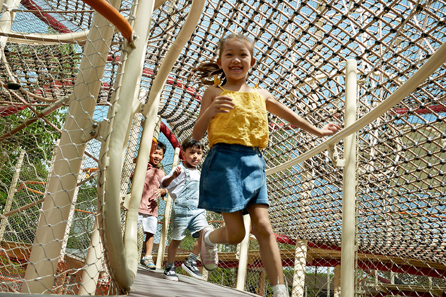 Children on a playground