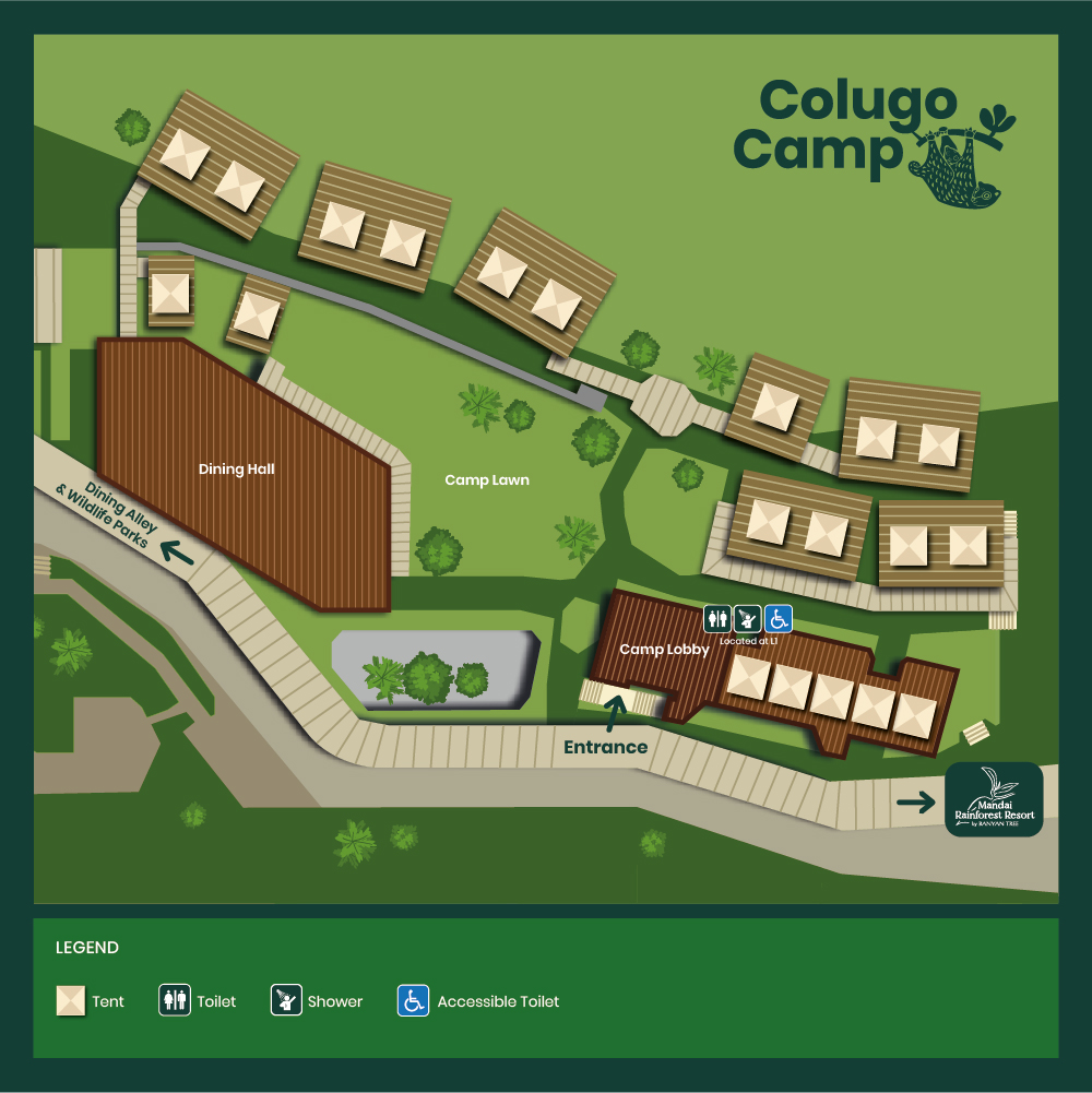 Colugo Camp Map