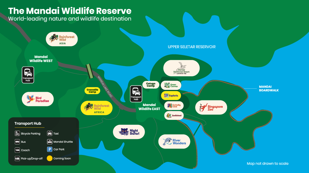 Mandai Wildlife Reserve Map