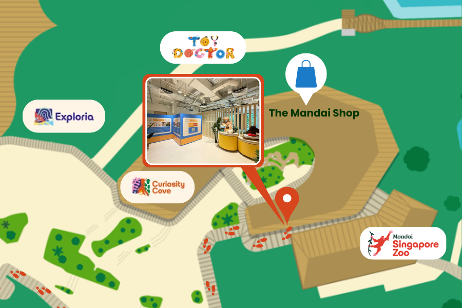 Toy Doctor is located outside Singapore Zoo