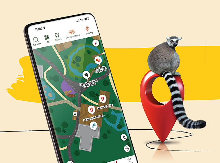 Wayfinding in Mandai App