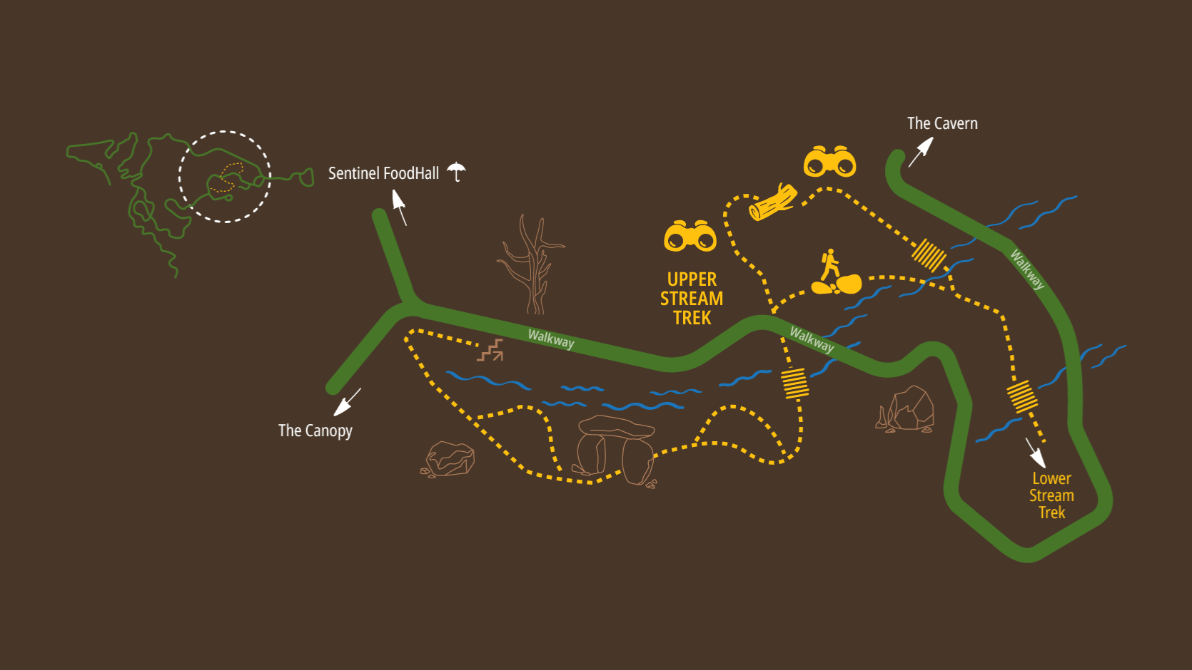 Upper Stream Trek​ Map