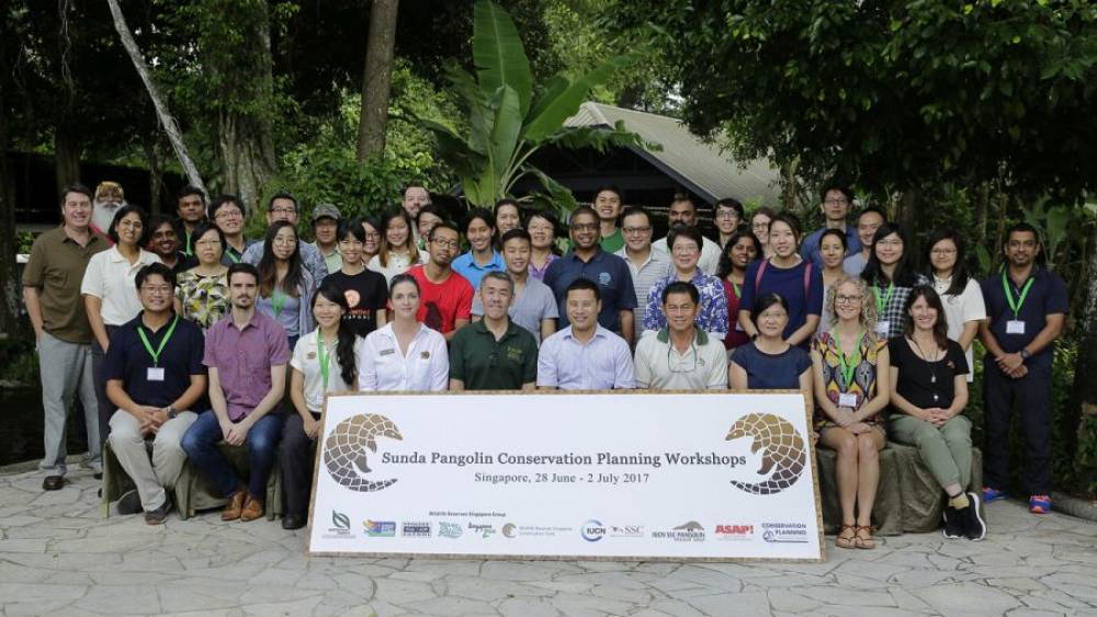 Sunda Pangolin Conservation Planning Workshops 2017 group photo